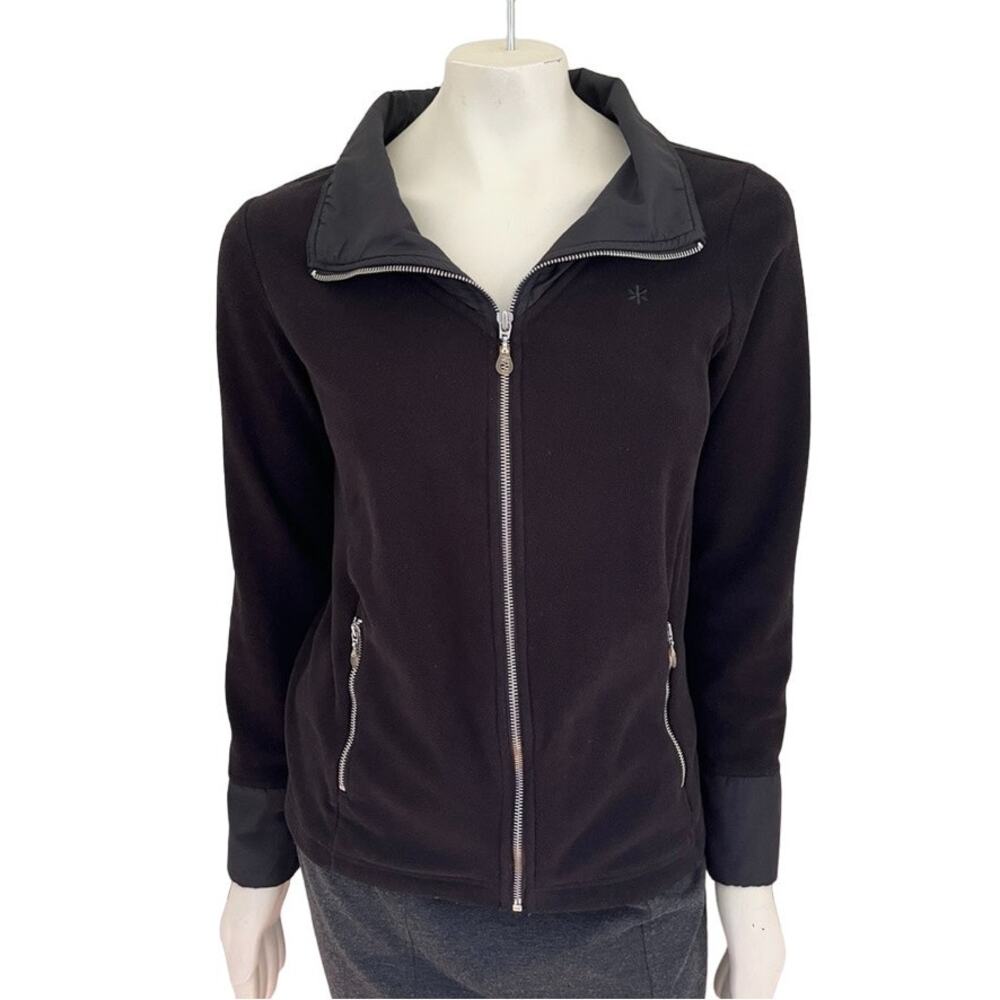 OLD NAVY Full Zip Fleece Jacket in Black  SZ 8